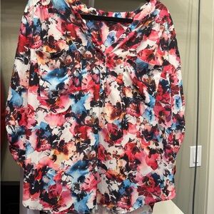 Torrid Multicolor Floral Blouse